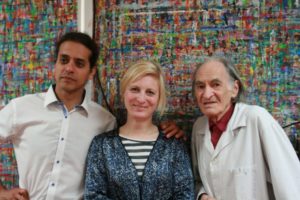 Viola Rapelius mit Arno und Andree